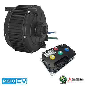 QSMOTOR 165 5000W Rated 72V 35H Encoder Mid drive Motor with Far